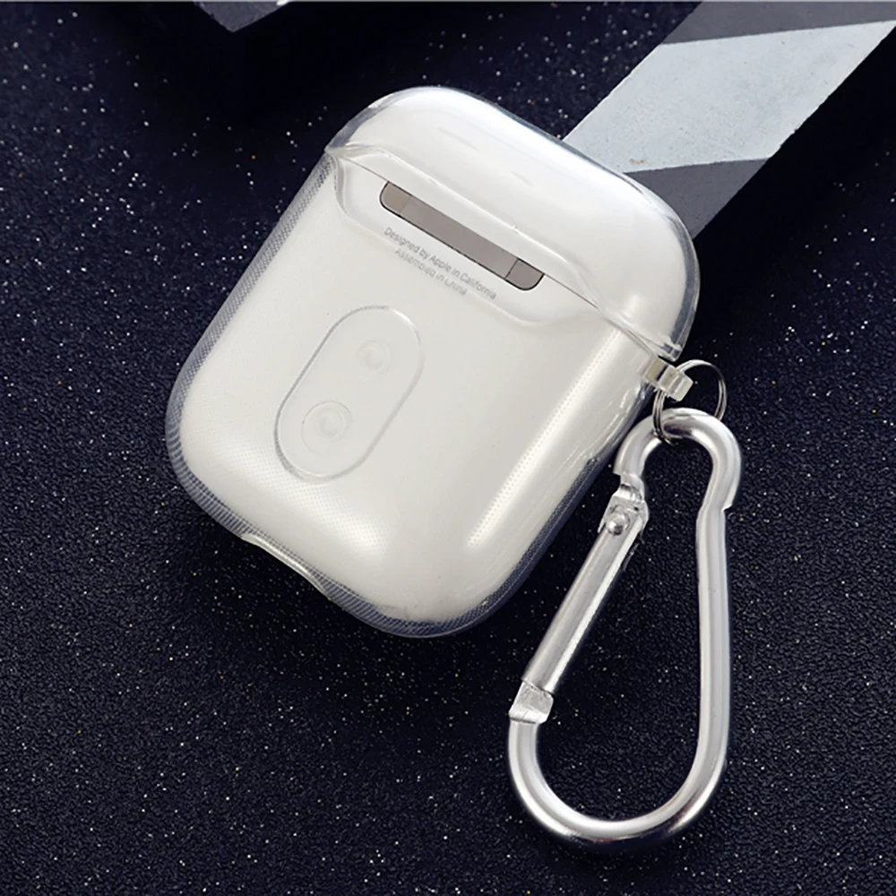 Чехол для airpods pro прозрачный простой и чехол из ТПУ apple аксессуары наушников