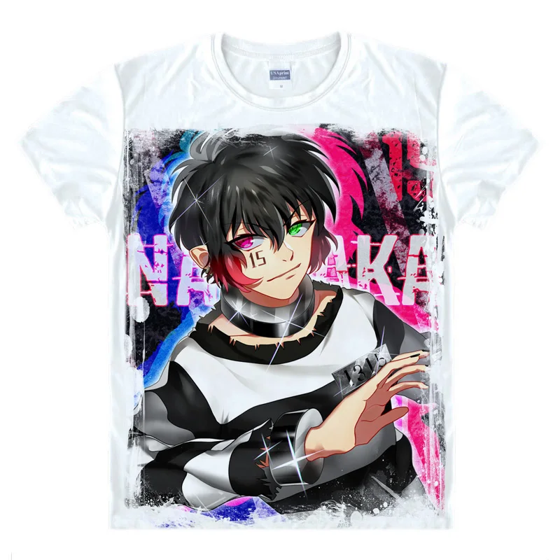 Style 7 Coolprint/футболка в стиле аниме «нанбака-цифры»; футболки с короткими рукавами; Hajime Sugoroku Kenshiro Yozakura; футболки для косплея; хентай - Цвет: Style 7