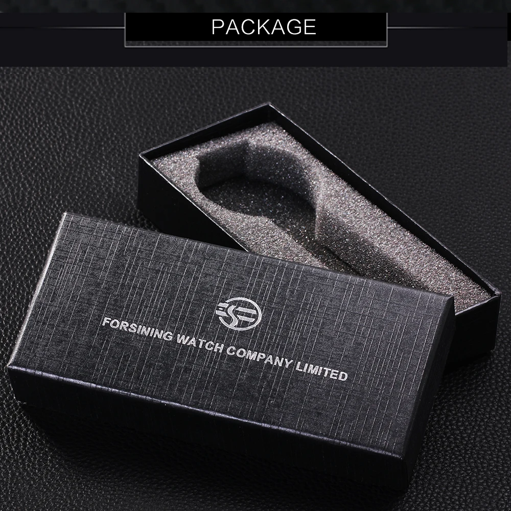 FORSINING лучший бренд класса люкс Золотой мост часы для мужчин Уникальный ход