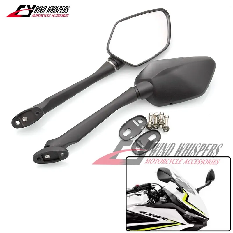 Мотоциклетные боковые зеркала заднего вида черный для Honda CBR500R CBR 500 R 2013-2017 CBR300R