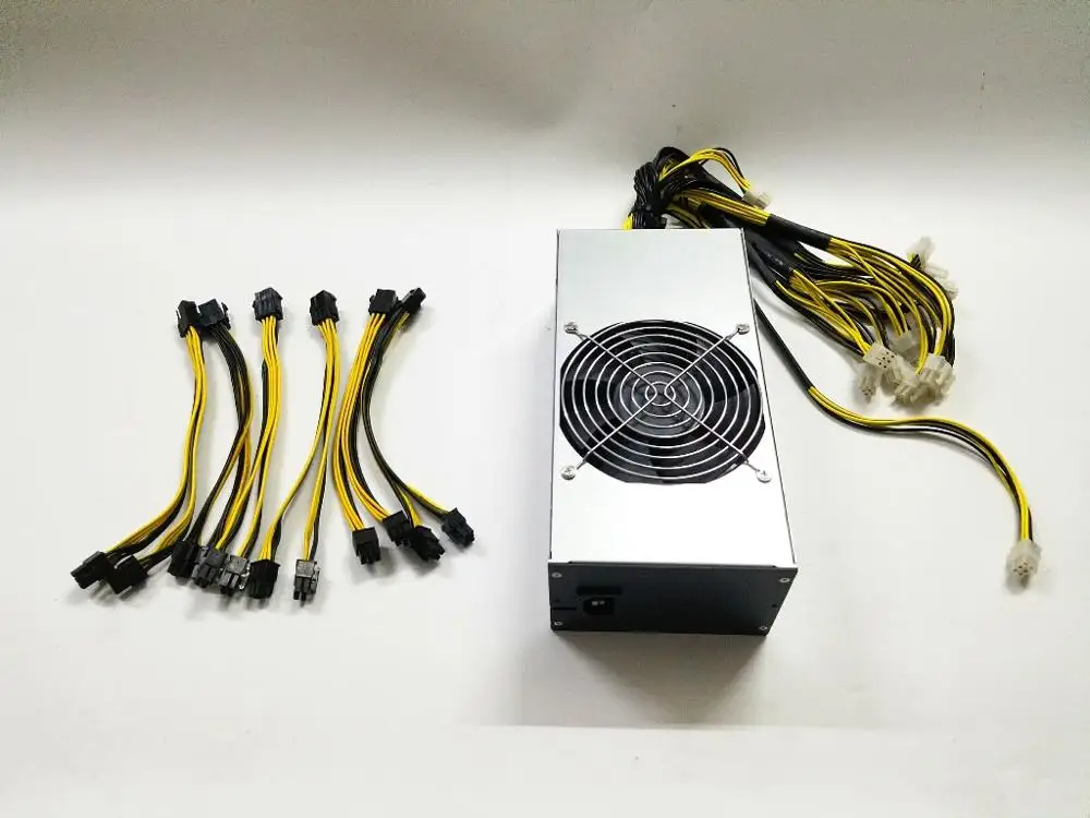 PSU with 6 pcs lines Antminer APW5 2600 Вт BITMAIN БП 12В 216A MAX 2600 Вт для ANTMINER Z9 мини S9 S9i S9j L3+ D3 A3 DR3 Байкал BK-X BK-G28 A9 - Цвет: PSU with 6 pcs lines