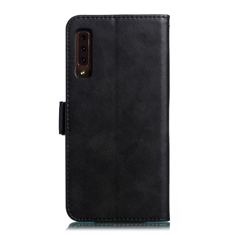 Кожаный чехол для Samsung Galaxy S10 S8 S9 Plus S7edge A6 A9 A7 J4 J6 2018 A30 A50 A70 M20 с откидной крышкой и