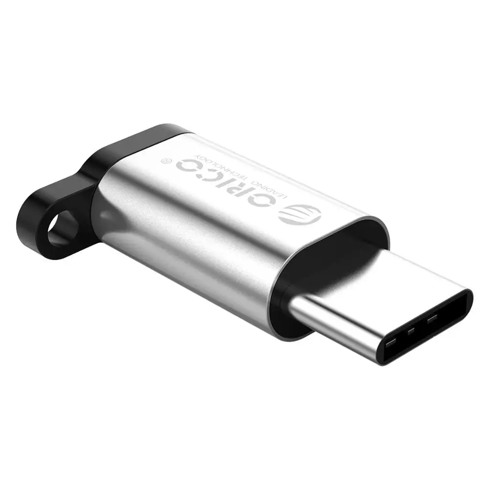 Адаптер ORICO OTG Micro USB к Type C адаптер переходник для зарядки iphone передача данных