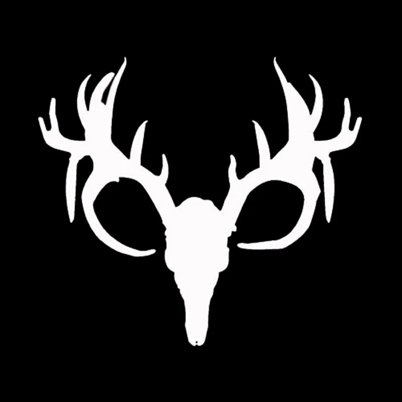 12 7*11 3 см олень череп Охота модная Автомобильная наклейка виниловый Стайлинг