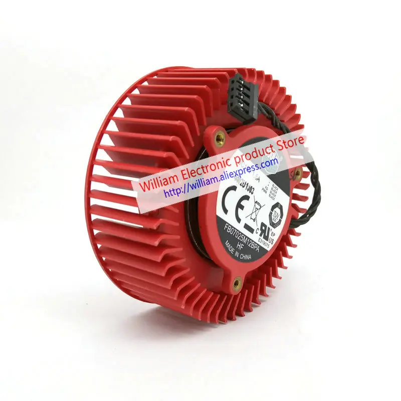 Оригинальный FB07025M12BPA DC12V 1.5A для кулера Общественная версия видеокарты вентилятор