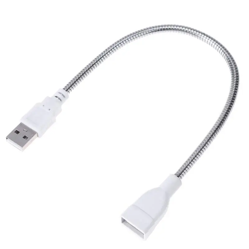 ALLOYSEED USB удлинитель светодиодный светильник Кабель адаптер металлическая гибкая