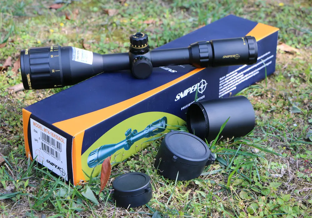 Охотничий Прицел SNIPER MT 6-24X50 AOL Тактический Регулируемый прицел с зеленым стеклом