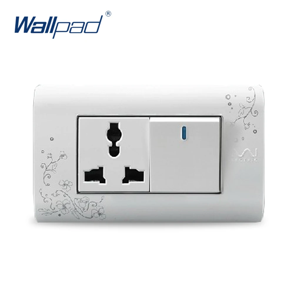 2019 горячая Распродажа 1 контактная 3 розетка Wallpad роскошный настенный