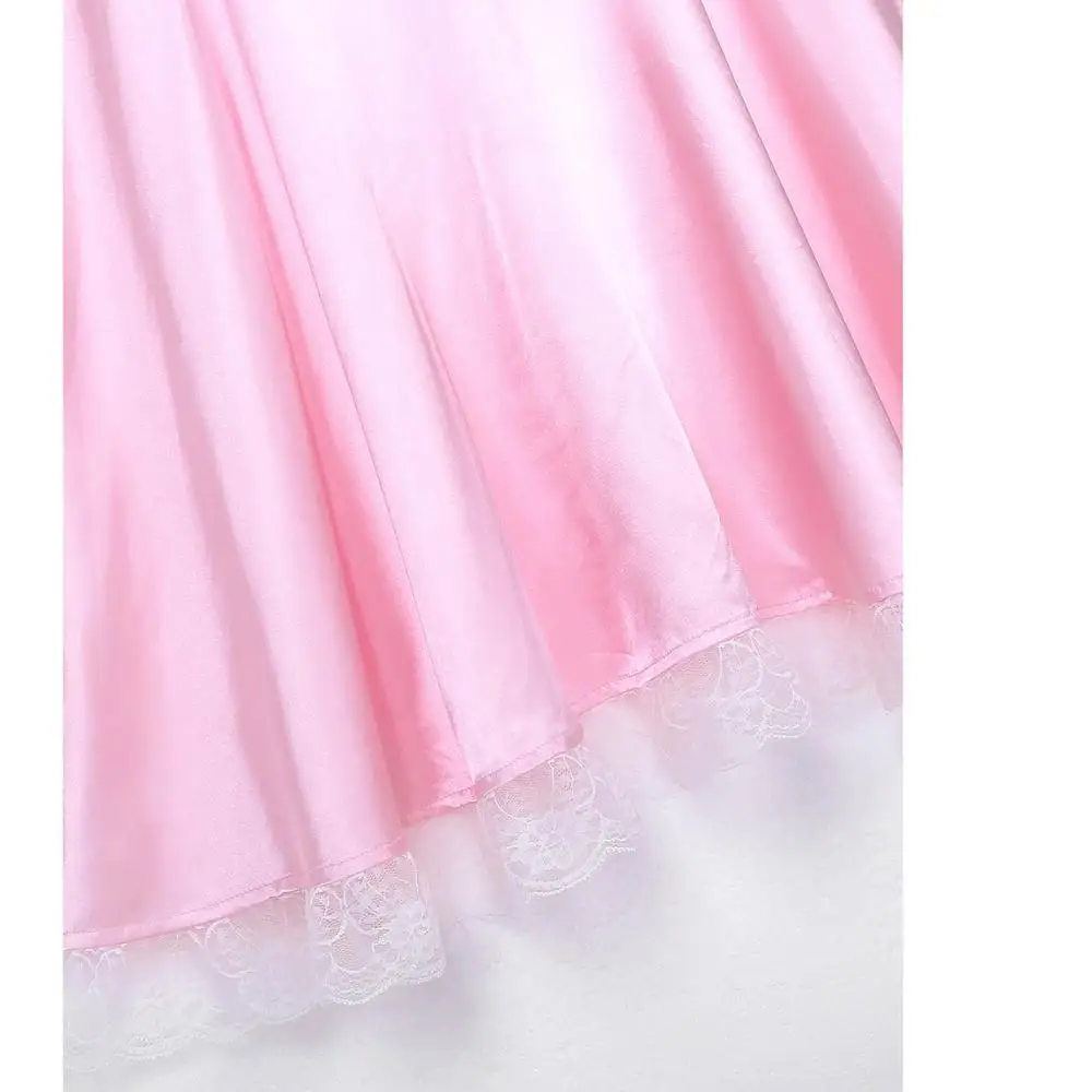 Мужской костюм для косплея женское нарядное платье униформа атласное с чокером и