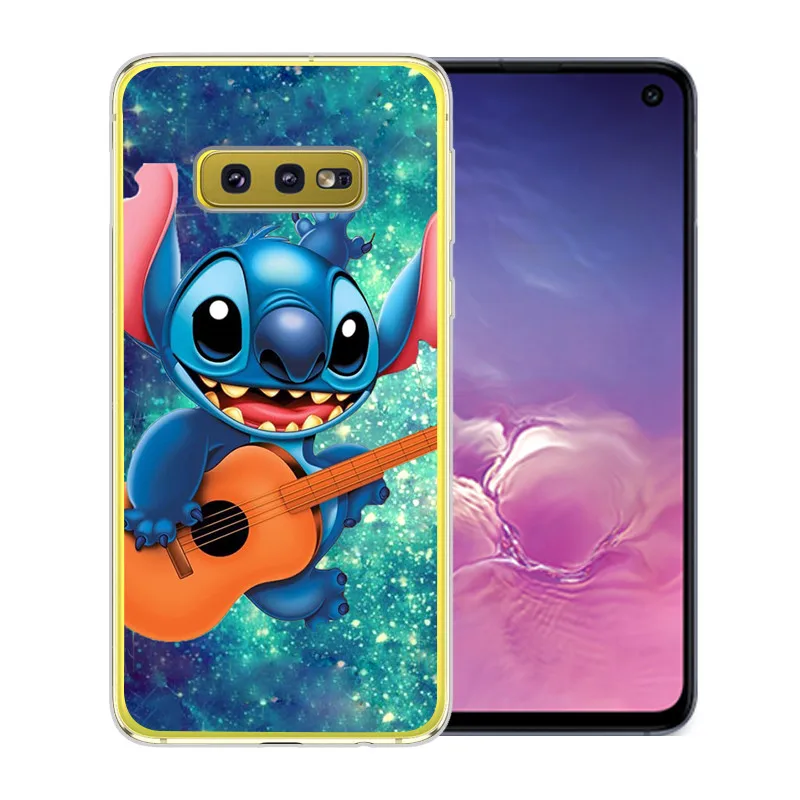 1280 Мультипликационный Ститч marvel для samsung Galaxy S6 S7 Edge S8 S9 S10 Plus Lite Note 8 9 чехол для телефона мягкий чехол Coque Etui Funda Capinha - Цвет: 1280