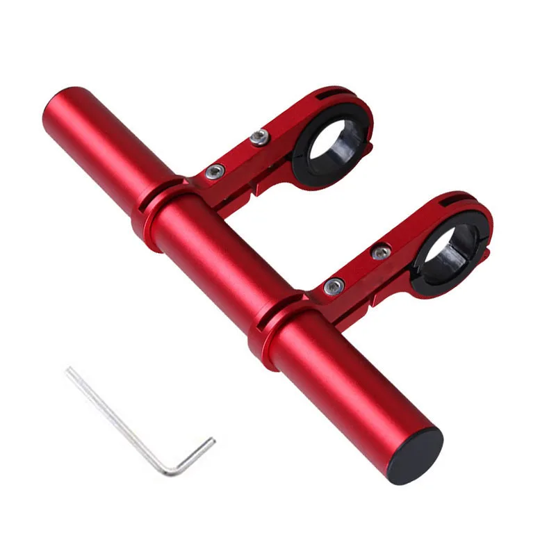 Style 2 Red Держатель для велосипедного руля, алюминиевый держатель, кронштейн, экономия места для велосипеда, спидометр, фонарик, лампа для телефона - Цвет: Style 2 Red