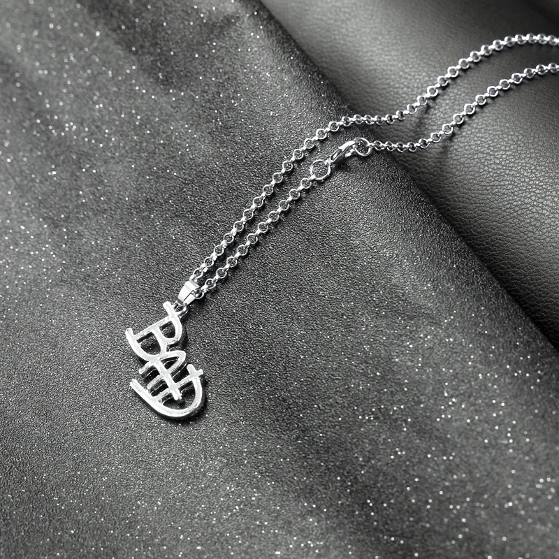 Новый дизайн ожерелье Майкла Джексона модные подвески с логотипом MJ BAD