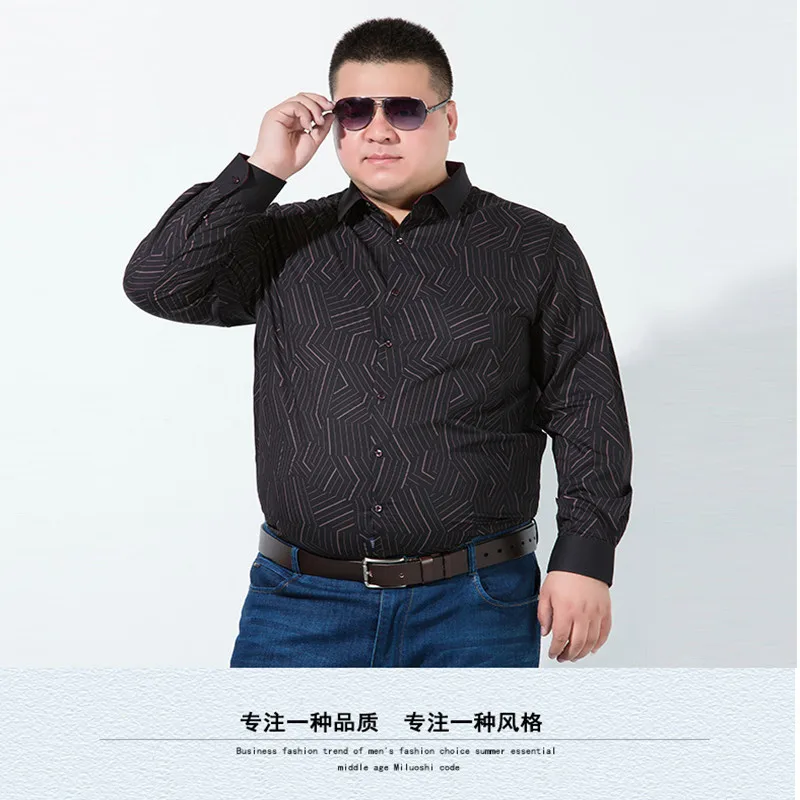 Большие размеры 10XL 8XL 6XL 5XL мужские рубашки в стиле кэжуал американский стиль цветочные мужские рубашки дизайнерский с длинными рукавами напечатанные мужские рубашки для отдыха - Цвет: 2