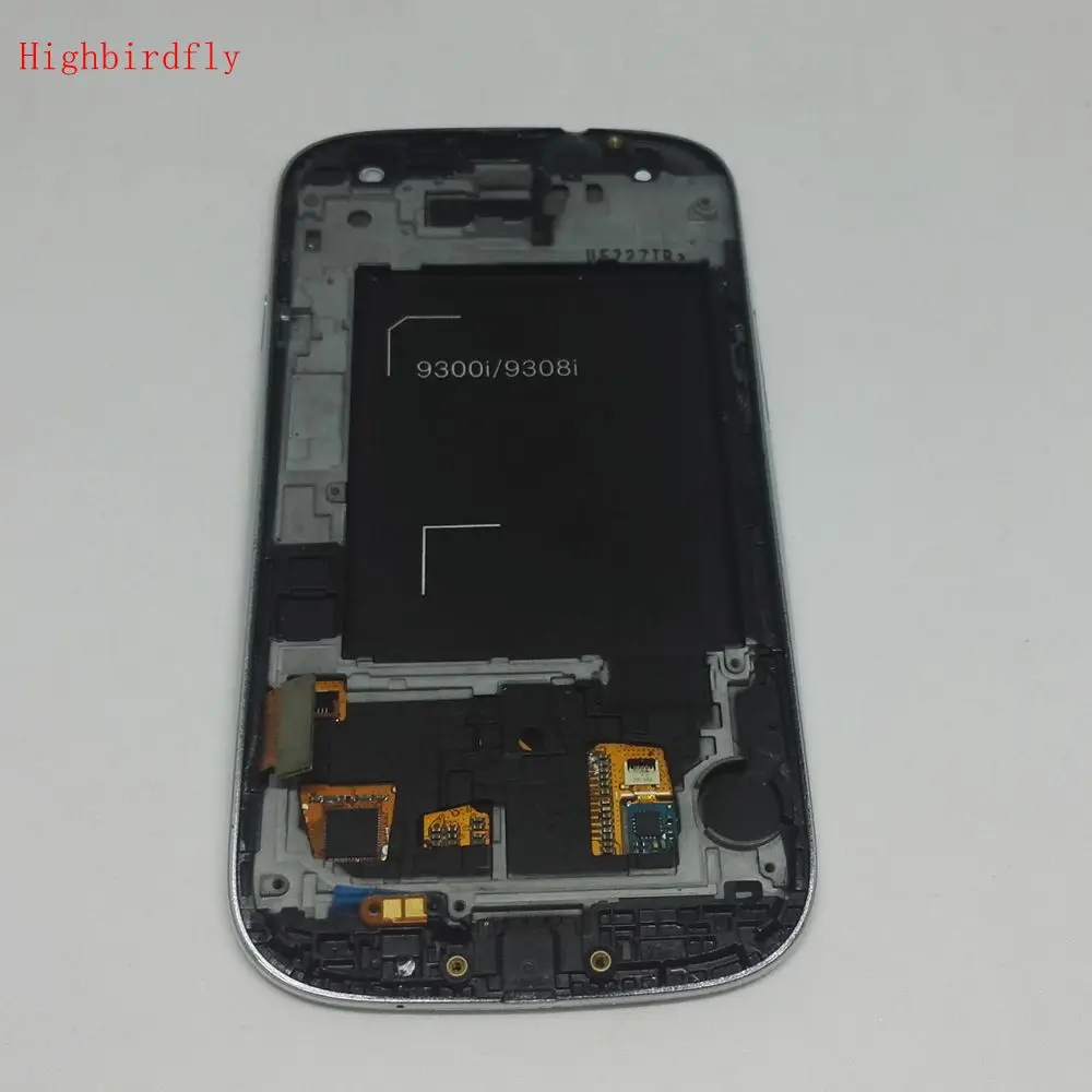 Для Samsung Galaxy S3 Neo I9300i I9301 i9301i Amoled дисплей с сенсорным стеклом дигитайзер Рамка в