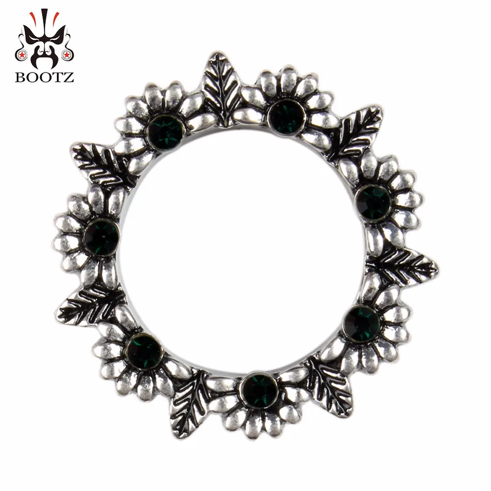 KUBOOZ Stainless Steel Ear Gauges Plugs Tunnels Piercing Body Jewelry Expander Fashion Earrings For Gift 10PCS/Lot 00G 10mm | Украшения и
