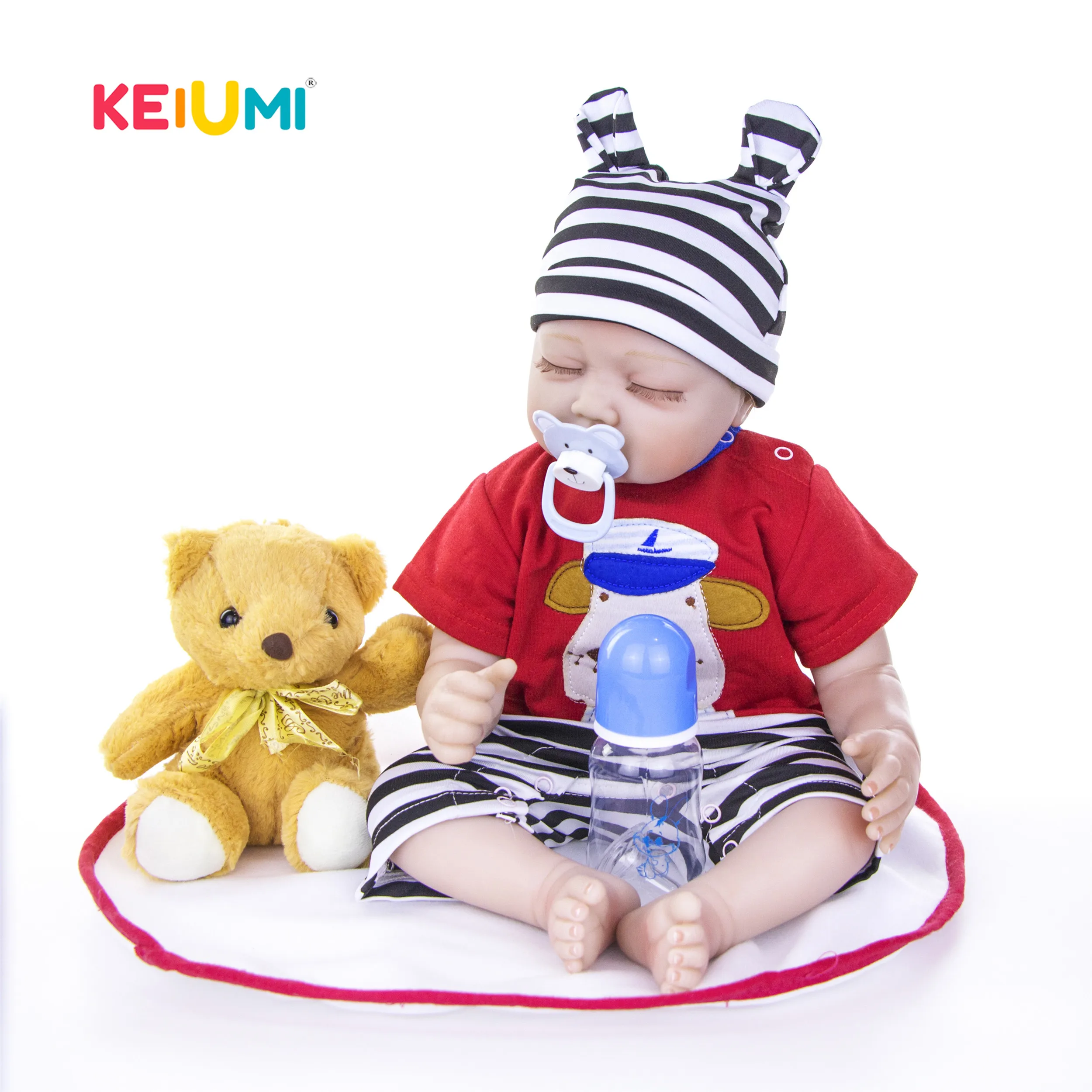 55 см силиконовая кукла Reborn игрушки реалистичные интерактивные куклы ручной