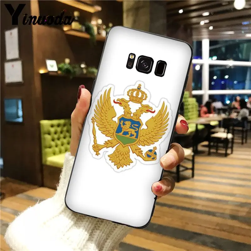 Мягкий Силиконовый ТПУ чехол для телефона Yinuoda с эмблемой флага герба GALAXY s5 s7 edge s8