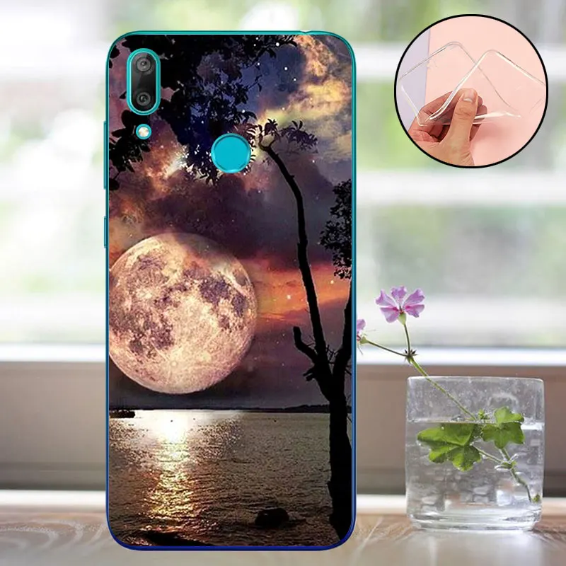 Coque huawei Y6 2019 силиконовый чехол мягкий для телефона MRD LX1 LX1F премьер профессионал