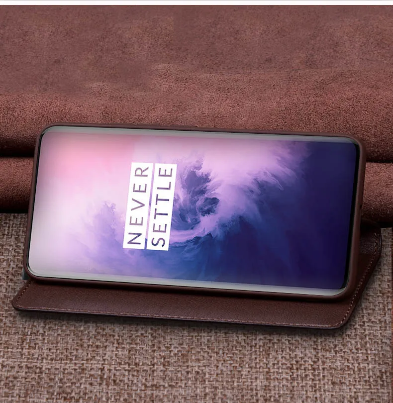 Натуральная коровья кожа чехол для телефона для oneplus 7 one plus 7 pro чехол s Magntic дизайн флип чехол книга для oneplus 7 pro кожа