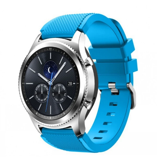 KINGBEIKE 10 colors 22mm Sports Silicone WatchBands for Samsung Galaxy Gear S3 Classic Frontier R760/765/770 Smart Watch Strap | Наручные