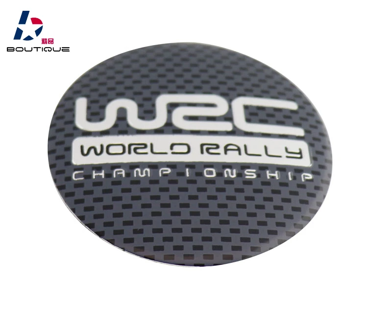 4 шт. серый WRC World Rally 56 мм колпачки ступицы крышки эмблема значок наклейки|Наклейки