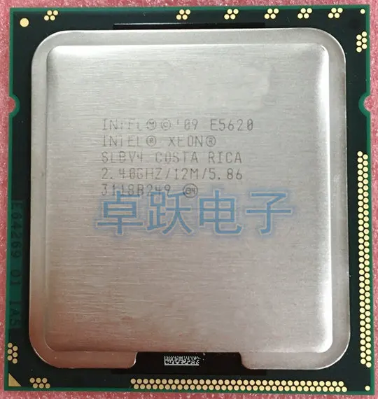 Intel Xeon E5620 SLBV4 Процессор 2,4G/12 м/5,86 4 ядра 8 нить сервер Процессор