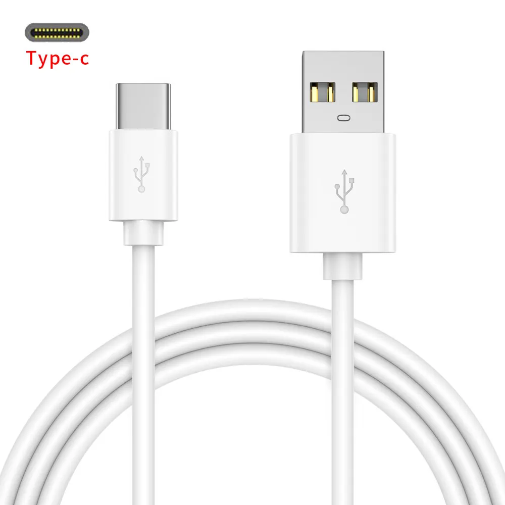 PVC Usb type-C кабель S9 S8 Plus samsung type C USB кабель 2A быстрое зарядное устройство для передачи данных S8 Note8 C5 C7 C9 pro S8 активный для huawei P10 P9 plus - Цвет: PVC
