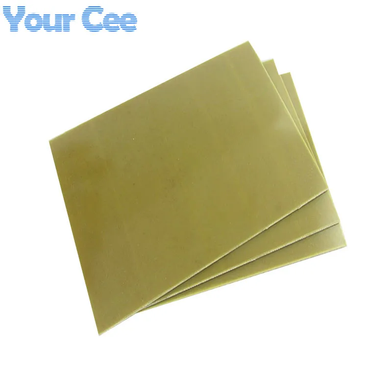 Одна сторона стекловолокна PCB покрытая медью пластина ламинат печатная плата