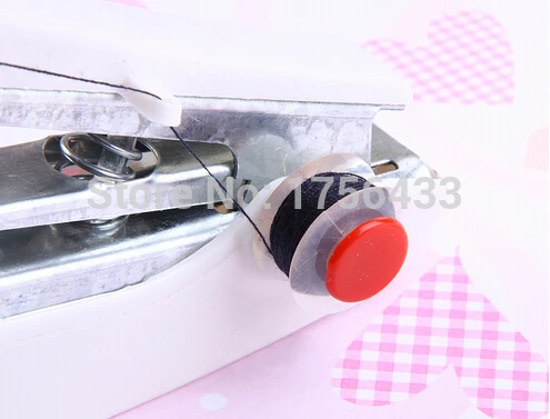 Горячая Распродажа полезная портативная беспроводная ручная швейная машина ZW55