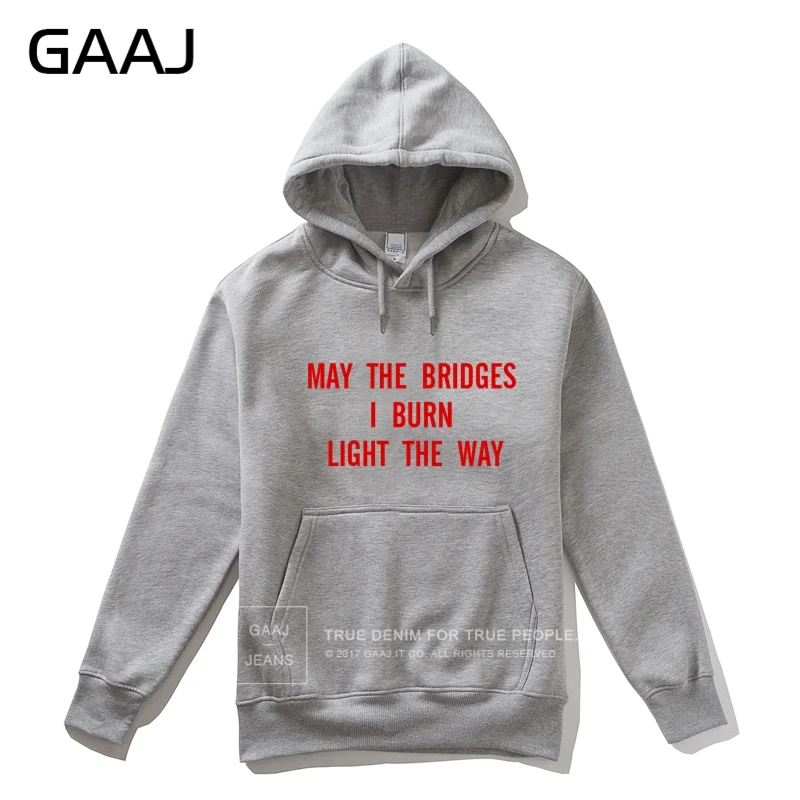 Grey Одежда с капюшоном больше размера d kanye мужские толстовки 2XL 3XL "может мосты я сжигаю светильник путь" толстовка с принтом «Wine» размера плюс брендовая с капюшоном - Цвет: Grey