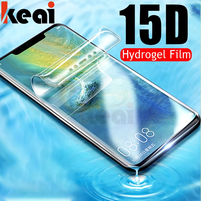 15D полное покрытие гидрогель пленка для huawei P Smart P10 P30 Lite Pro Экран протектор для huawei Mate 10 20 Lite про фильм