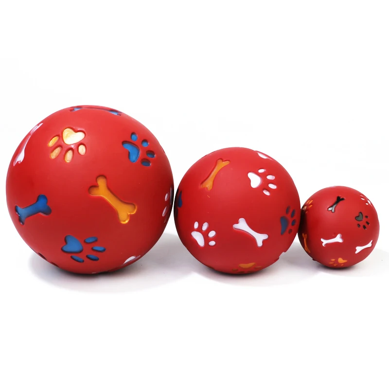 Hcpet Pet Игрушки для собак резиновый мяч игрушка утечки Еда допускается