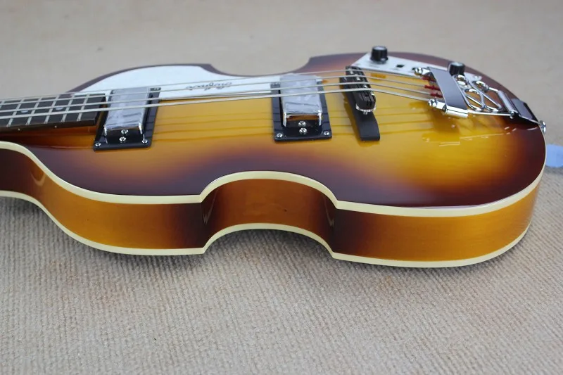 Hofner bass наивысшего качества Заводская Хофнер Иконка серии Винтаж скрипки Sunburst бас