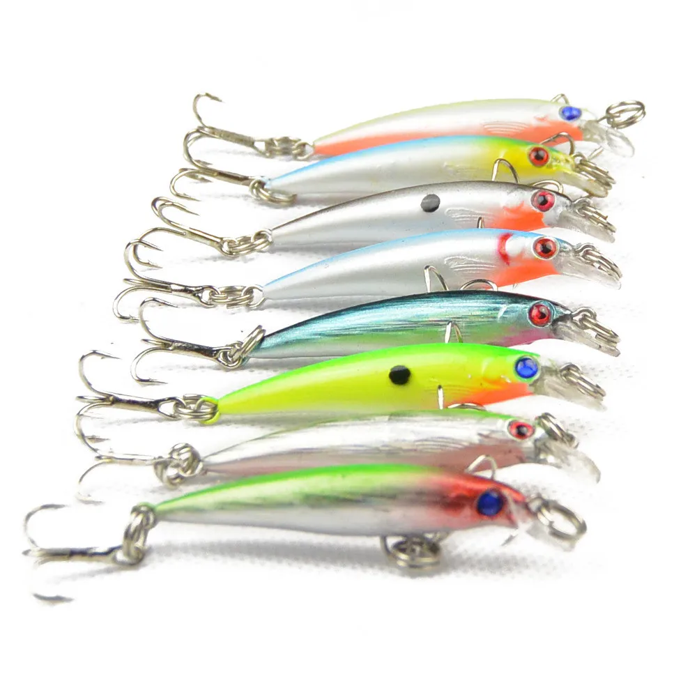 1 шт. 2 г/5 см рыболовные приманки Minnow приманка 8 видов цветов в наличии Crankbait