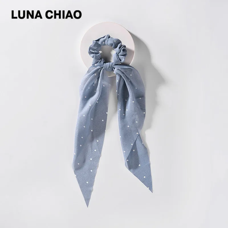 LUNA CHIAO, модные аксессуары для волос для женщин, змеиная кожа, Леопардовый принт, банданы, шарф, конский хвост, резинка для волос - Цвет: 27