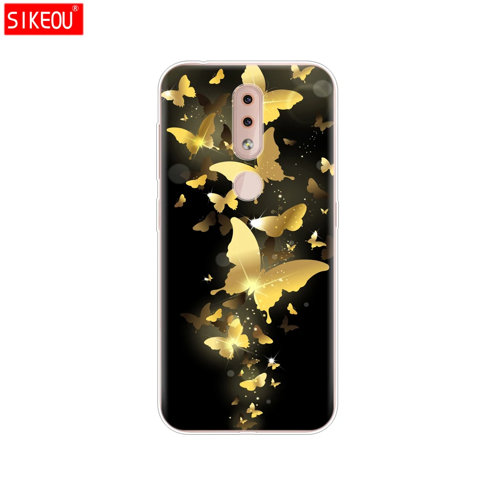 12066 Для Nokia 4,2 чехол задняя крышка силиконовый бампер для Nokia 4,2 TA-1157 TA-1150 TA-1133 TA-1149 TA-1152 etui ударопрочный чехол с цветами - Цвет: 12066