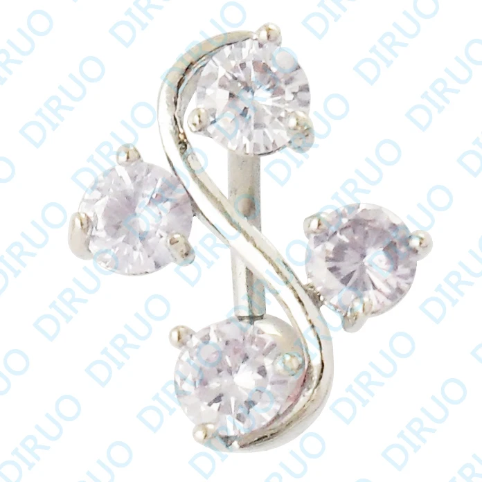 4 шт./лот элегантное ювелирное изделие для пирсинга живота без никеля|body piercing