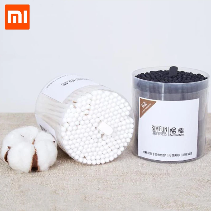 Xiaomi Simfun хлопковые Аппликаторы с наконечниками ватные палочки тампоны