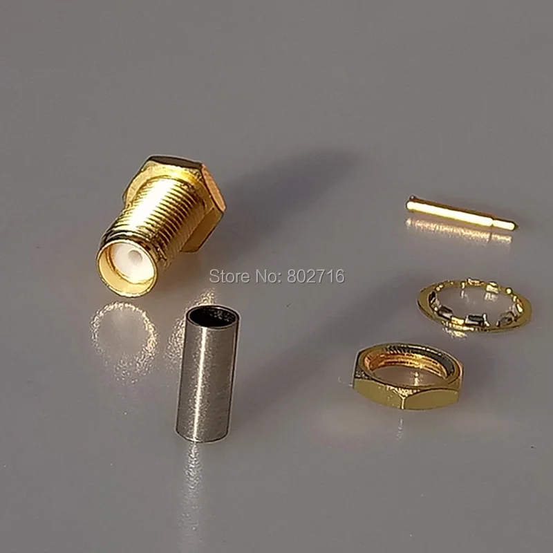 Новые РФ UHF Женский Джек Адаптер RP sma Разъем Пигтейл Коаксиальный Кабель 15 см/50