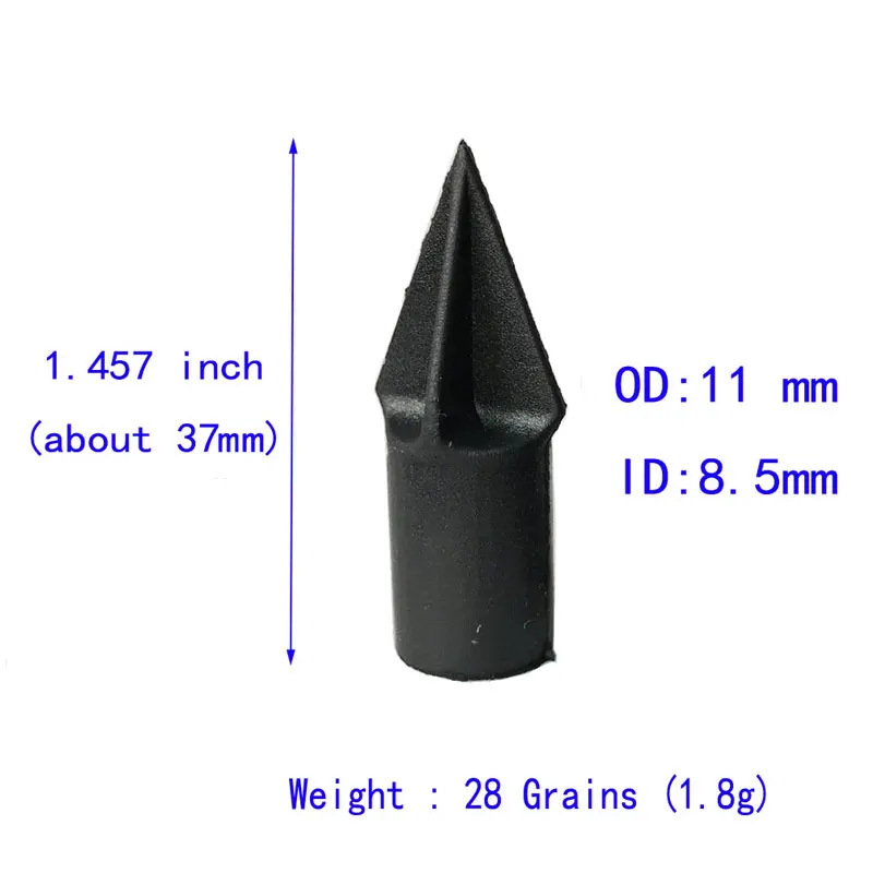 

24/50pcs Archery Rubber Arrowhead Target Point Tips Safe Soft Broadheads Carbon /Wooden/Bamboo Arrow Shaft Shooting Accessories
