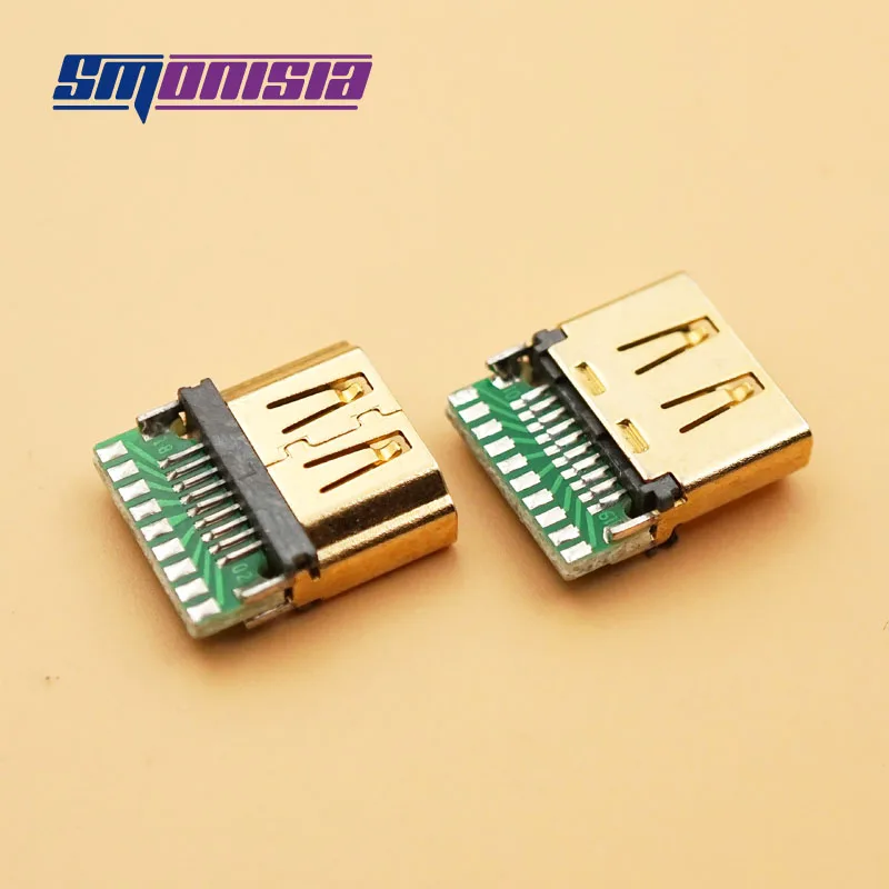 Smonisia 100 шт. HDMI Совместимость с Тип печатной платы Бонд провода уплотнители HD