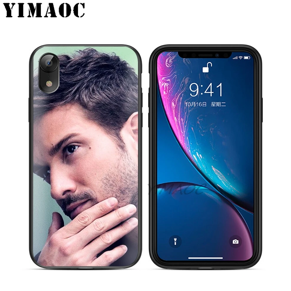 YIMAOC Pablo Alboran Singer Soft TPU Black Silicone Case for iPhone X or 10 8 7 6 6S Plus 5 5S SE Xr Xs Max |