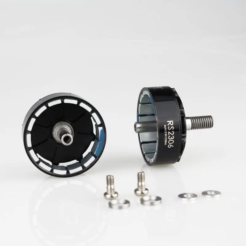 Моторный ротор Emax RS2306 CW для гоночного белого и черного цветов винтовая резьба с