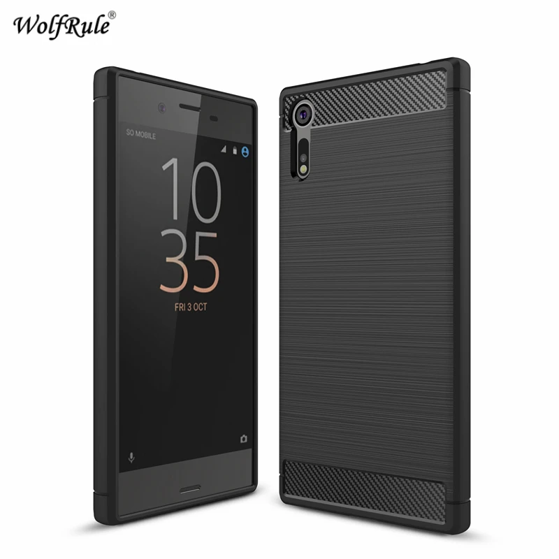 WolfRule чехол для Sony Xperia XZ противоударный силиконовый матовый Стильный XZS F8332 F8331 |