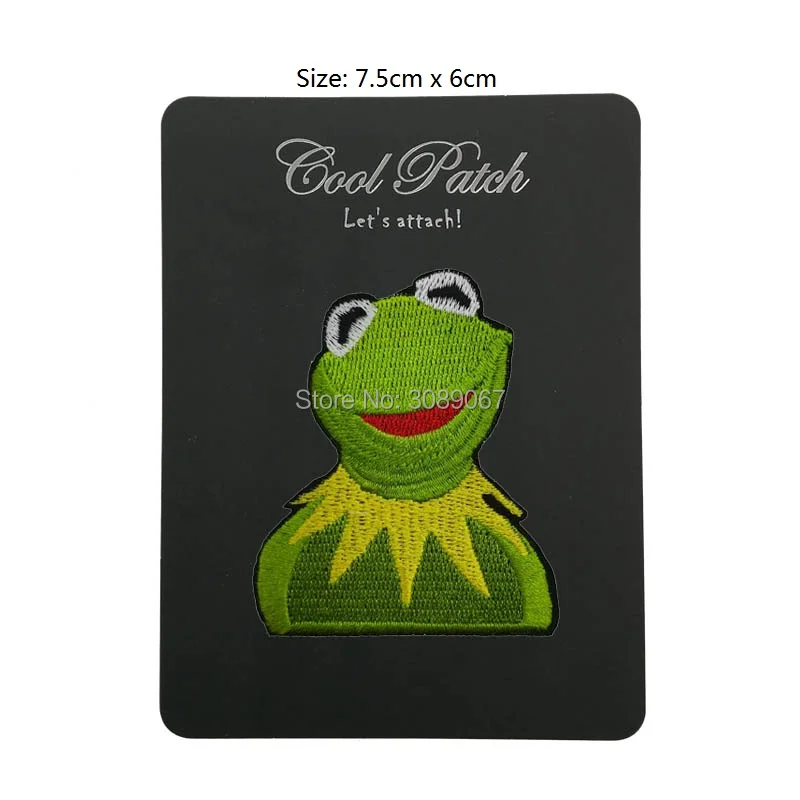 Kermit лягушка мультфильм дети Детская модель униформа в стиле панк металлический