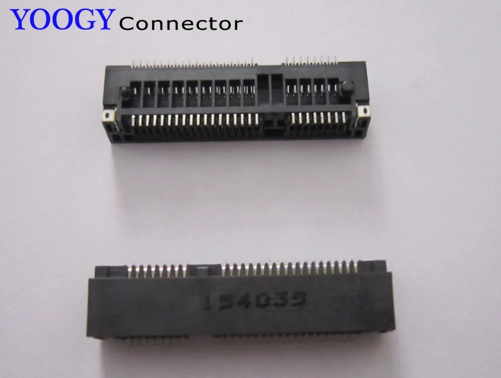 1 шт. Mini PCI E слот Разъем 5 2 мм высокая посадка для материнская плата ноутбука