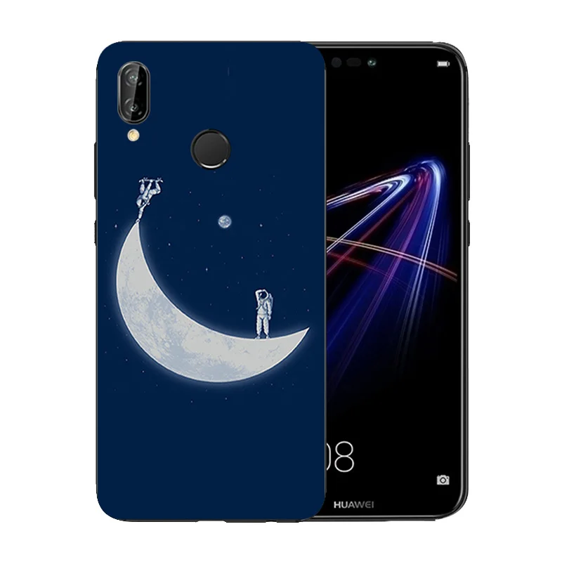 5 84 дюймов для Huawei P20 Lite противоударный чехол nova 3e Space World узорный матовый телефона
