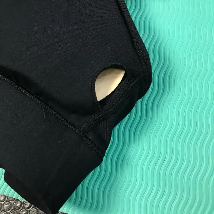 Бесплатная доставка Женский однотонный дышащий Тощий спортивный бюстгальтер