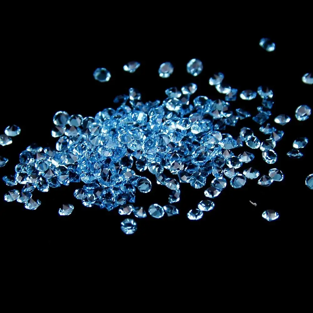 04 Aquamarine 1,1 мм 1440 шт новое поступление круглые кубические красоты блестящее стекло копия циркония камни класса ААА для 3D ногтей дизайн украшения - Цвет: 04 Aquamarine