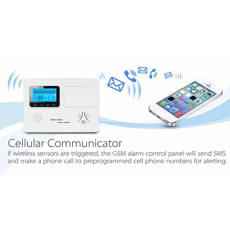 Wi Fi сигнализации дома Системы Наборы GSM охранной Беспроводной умный дом Анти Вор